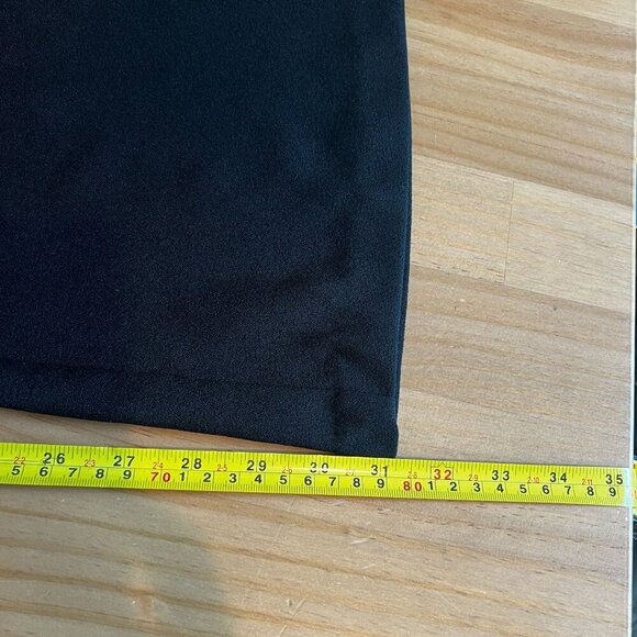 Eliza J Cap Sleeve Ruffled Peplum Waist Crepe Wide Leg Jumpsuit SIZE 6 Black - Picture 9 of 9